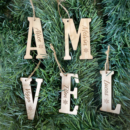 Personligt Julhänge - Bokstav