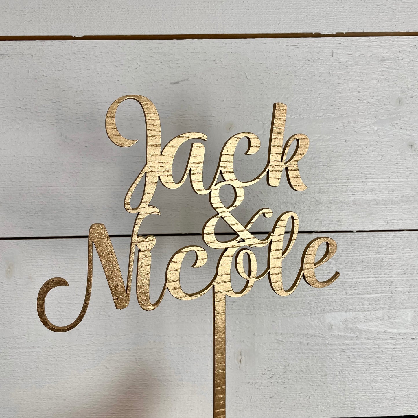 Personlig Cake Topper - Två Namn