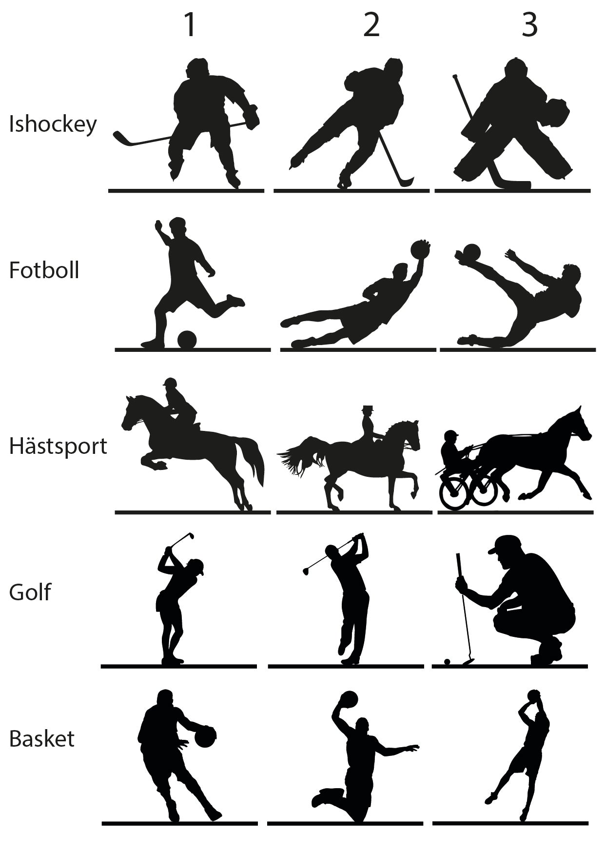 Rörelseglädje - Personlig sportskylt