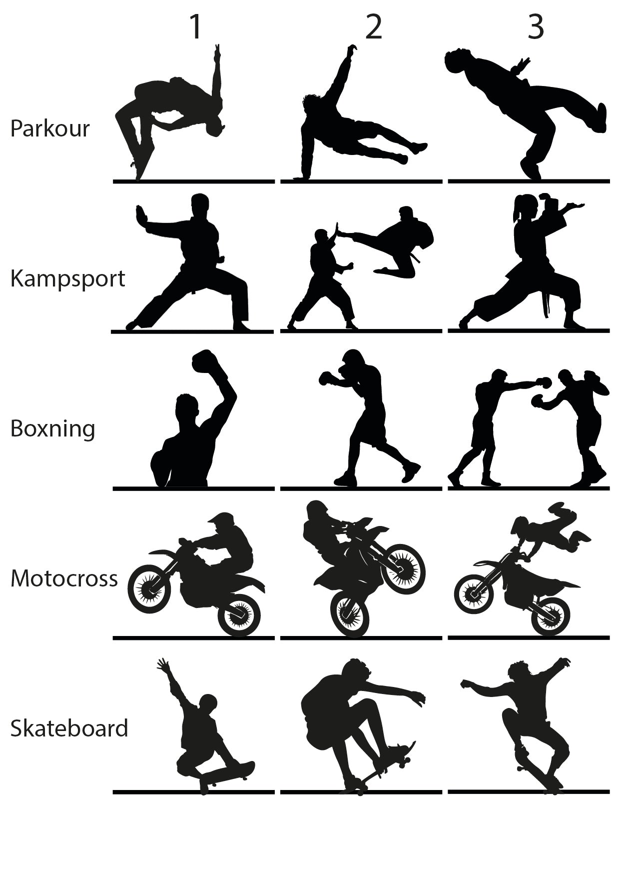 Rörelseglädje - Personlig sportskylt