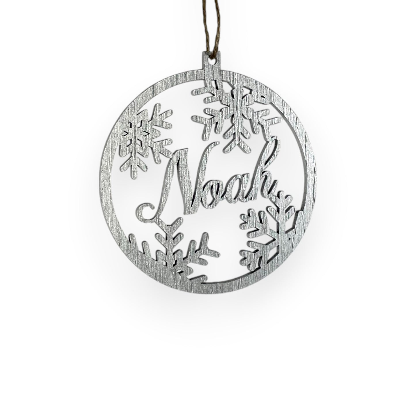 Gnistrande Snöflingor - Personligt Julhänge
