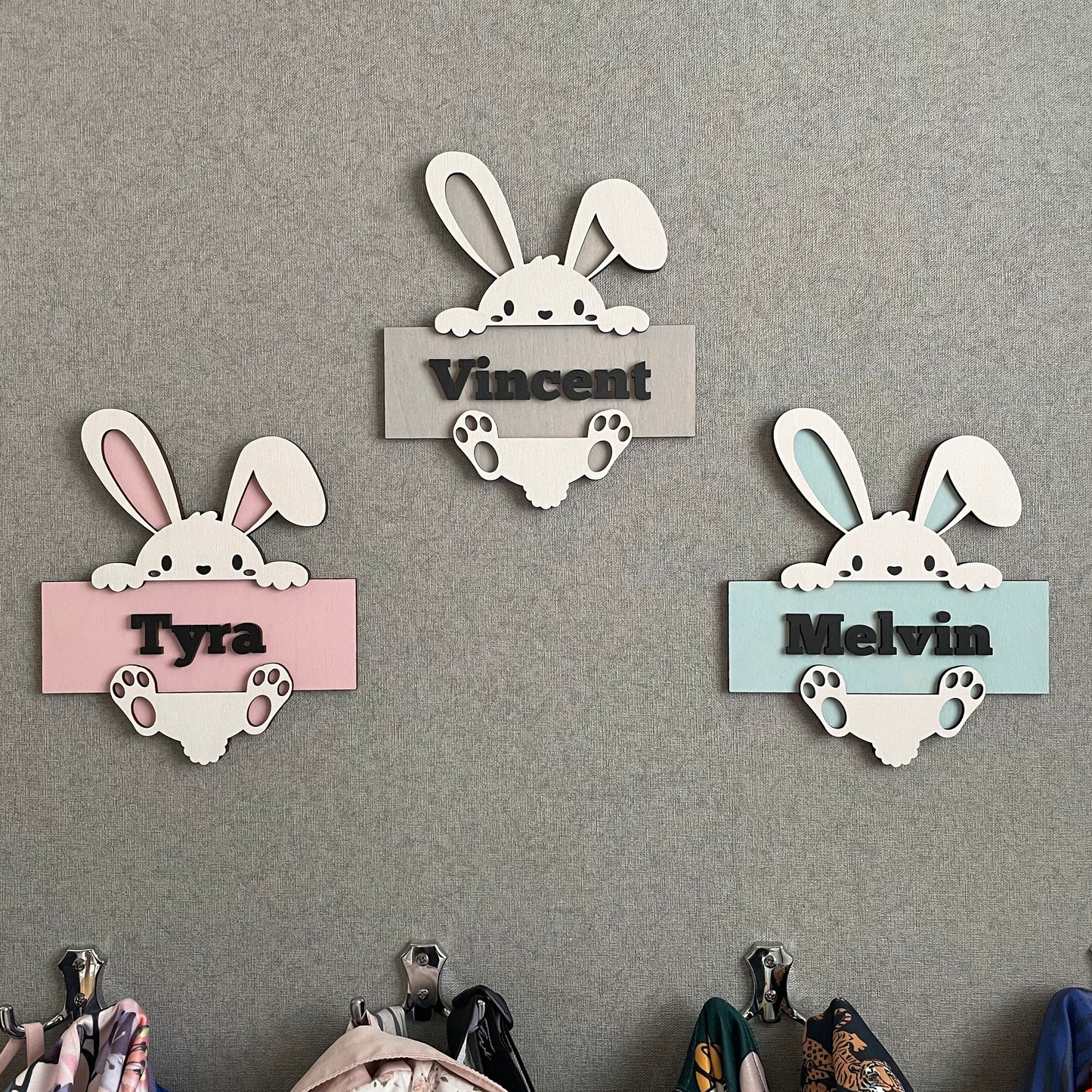 Kaninens Charm - Personlig Namnskylt
