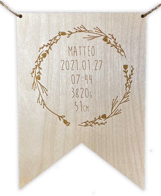 Personlig Födelsevimpel