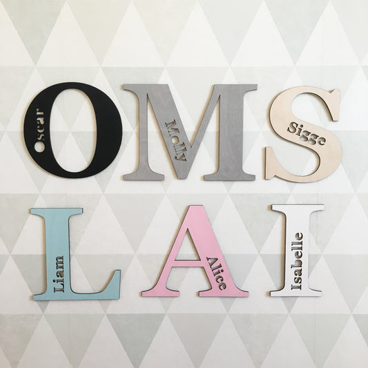 Personlig Väggbokstav