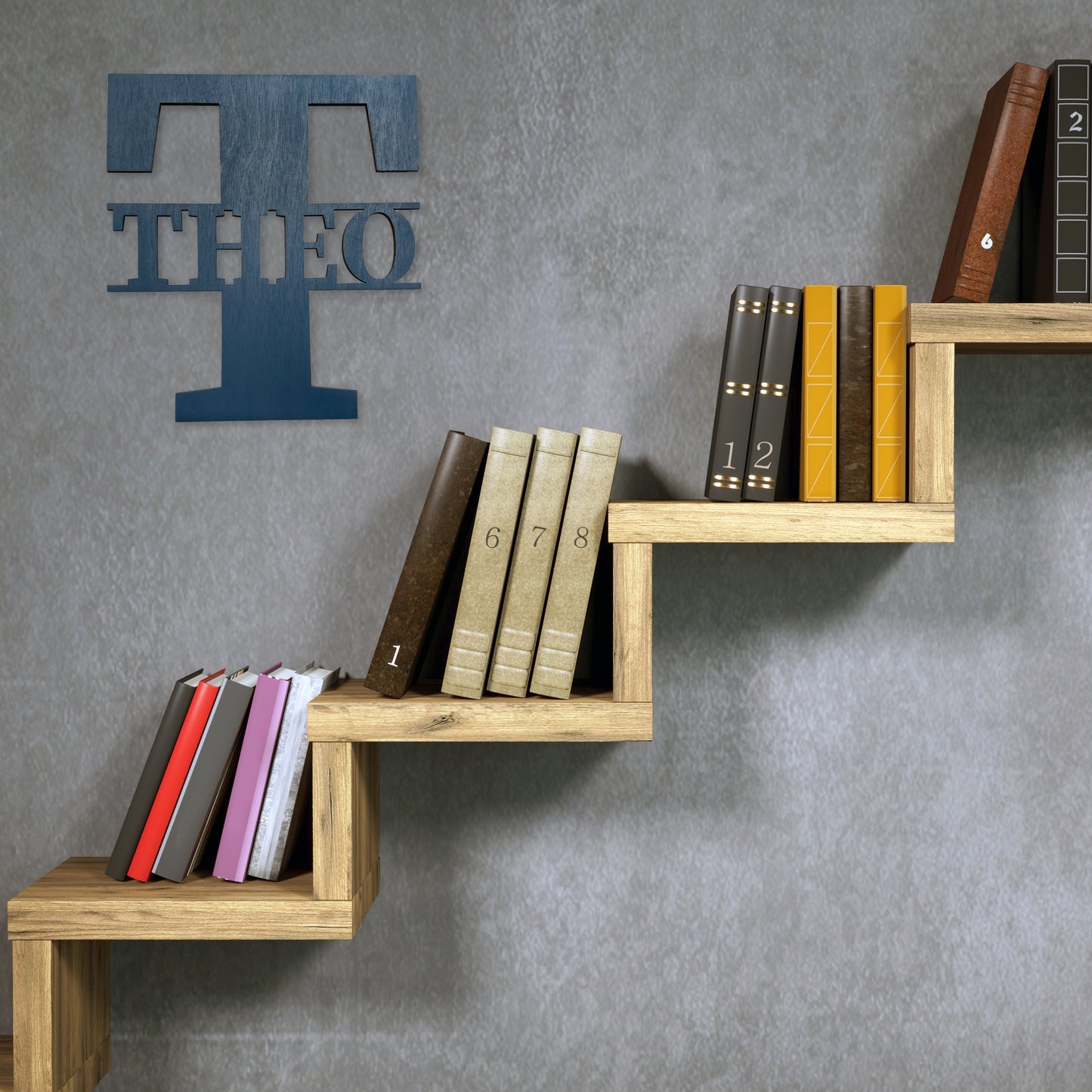 Tidlös Personlig Väggbokstav